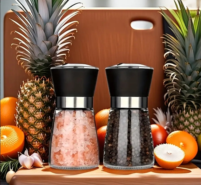 Adjustable Coarse Reusable Salt and Pepper Grinder